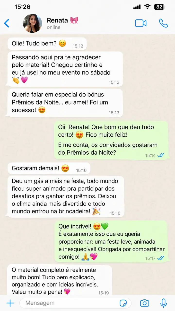 Conversa fictícia ilustrativa 5